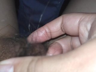 Screen Capture of Video Titled: 真夜中のクリシコオナニー。下品な息遣いで感じる。