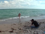Preview 4 of The sweet blonde Ally Ann gets picked up from the beach and roughly dicked down