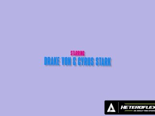 HETEROFLEXIBLE - Sexy Femboy Cyrus Stark Teases His Hung Boyfriend Drake Von Wearing Lingerie screenshot number 0