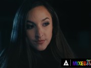 Preview 3 of MIXEDX - New Cute Apprentice Amirah Adara Fucks With Her Hot Vampire Master Alyssa Bounty