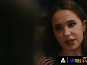 Preview 4 of MIXEDX - New Cute Apprentice Amirah Adara Fucks With Her Hot Vampire Master Alyssa Bounty