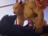 Two big beasts have hard fuck in desert | Furry | Wild life | Gay  | Yiff