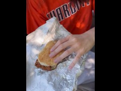 Cum sandwich (cum-fil-a sandwich)