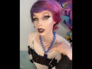 Goth Girl HUMILIATES Your Tiny Cock!