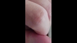 Masturbating POV closeup