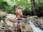 Preview 1 of EXPLORING IN NATURE NAKED AND WITH A COCK FULL OF MILK