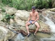 Preview 2 of EXPLORING IN NATURE NAKED AND WITH A COCK FULL OF MILK