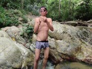 Preview 3 of EXPLORING IN NATURE NAKED AND WITH A COCK FULL OF MILK