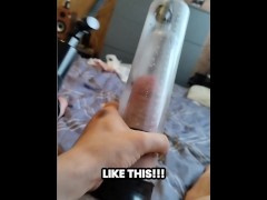 Качаю член одновременно двумя помпами - Screenshot 8 of 16 - Big Cock