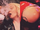 Smoking Hot Latex MILFs Deep Strap-on Fuck! Arya Grander