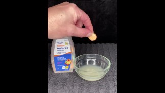 Cum Tums - playing and eating with a bowl of my own cum