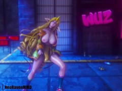 [MMD]IVE - Baddie (Soraka/Gwen/Ahri/Xayah) [StripSwap ver.]