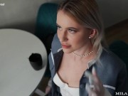 Preview 6 of Credit For Cum on Mouth. I Came To Take The Exam To The Teacher, and He Fucked Me Hard
