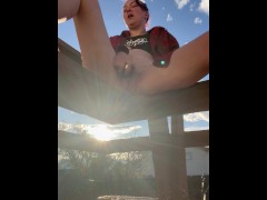 Making a mess all over the porch