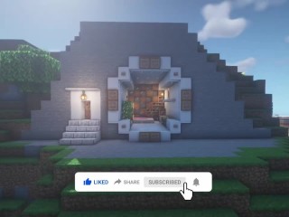 How to Build a Modern Cave House in Minecraft