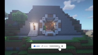 How to build a Modern Cave House in Minecraft