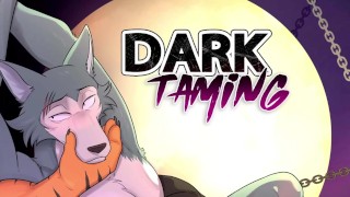 Furry Comic Dub: Dark Taming (Beastars) (anaal, anthro, grote penis, pijpbeurt, creampie, Legoshi cum)