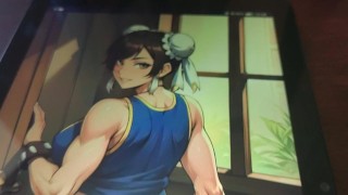 Chun Li de Street Fighter Thick BBW Slut Gros Seins Chinois Japonais - JIZZ TRIBUTE