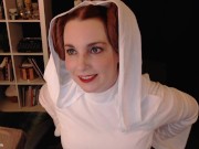 Preview 1 of Curvy AmberLeia Plays, Star Wars Day 2018