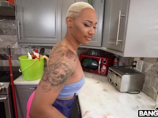 BANGBROS - Jovan Fucks Cleaning Lady Thick Ass Daphne & Leaves Her Face, Mouth & Tits Full Of Cum screenshot number 1