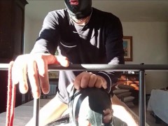 Bound in a bed I have all my holes roughly fucked by a big cock front view PREVIEW