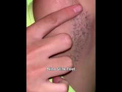 Sweaty Hairy Armpit! Post Workout. Stink Armpit  Fetish. Sweaty Boobs.
