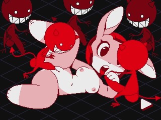 Furry Cherry Bunny - Demon Hunter Video