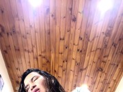 Preview 6 of POV My sister-in-law- rides my cock like a cowgirl until I leave my cum on her face. Latin Vanessa