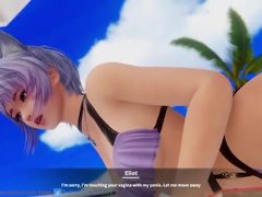 Shizuku A Muddy Beach | DOAXVV | NSFW Animation - Screenshot 8 of 16 - Shizuku