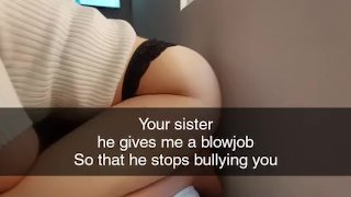 Bester Freund sendet Snapchat mit deiner fremdgehenden Schwester