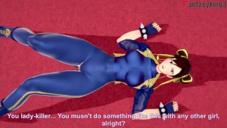 Чунь-Ли Форнит | Бесплатно от первого лица | Уличный боец | Full & Full POV на Patreon: Fantasyking3