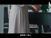 Preview 2 of ModelMedia Asia - Golden carp is extraordinary - Fuck a slutty office girl Rae Lil Black