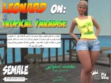 Tropical paradise porn comicترجمه فارسی بهشت استوایی(گی زنونه پوش)