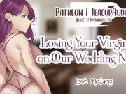 Preview 2 of Losing Our Virginities on Our Wedding Night (F4M)