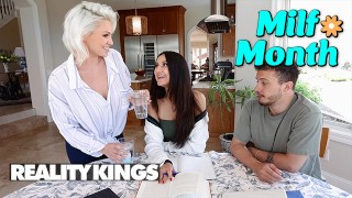 REALITY KINGS - Charli Phoenix Comforts Her Stepson's Gf Eliza Ibarra Before They Have A Threesome
