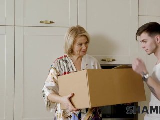 SHAME4K. Flirty MILF Selena approves sexual affair while husband lays next to her screenshot number 2