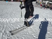 Preview 6 of Maevaa Sinaloa - French VLOG - I get fucked in the ski lift