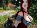 Giant Red Riding Hood (Part 1) - Skyrim Giantess
