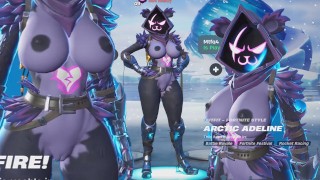 Fortnite Nude Game Play - Raven Team Leader Nude Mod [Part 02][18+] Adult Porn Gamming