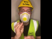 Preview 4 of Master No1Boss the Builder gives SPH JOI Instructions Tiny Small little Penis Humiliation Jerk off