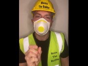 Preview 5 of Master No1Boss the Builder gives SPH JOI Instructions Tiny Small little Penis Humiliation Jerk off