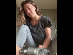 Brunette massage gun on TikTok live - Screenshot 1 of 16 - Massage