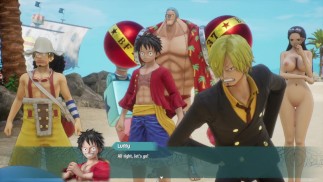 One Piece Odyssey Nude Mods Установленная Игра Часть 1 [18+] Nude Mod Игровой процесс