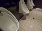 Long PISS in the Mens Urinal
