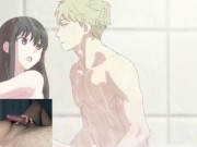 Preview 6 of SpyxFamily Hentai Yor and Loid Fucking in The Shower