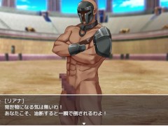 【聖騎士リアナ 監獄島の女○剣闘士 実況(体験版)】爆乳女戦士が下半身丸出し状態でエロいことされまくる！(負けイベはアニメーション！ファンタジーエロゲー) - Screenshot 2 of 16 - エロゲ実況