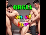 Orgy in the bar - ASMR - Audio in Spanish.