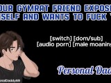 🍆💦 Your Gymbro exposes himself and wants a quickie with you | Male & Male Audio Porn