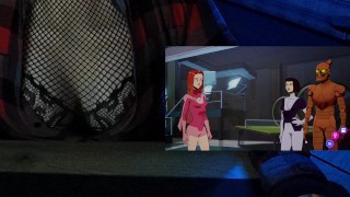 Un streamer sexy Twitch joue au jeu Atom Eve