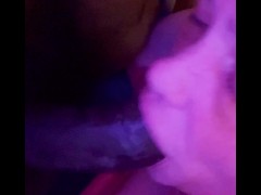 Look at My Precious Black Cock Cum From My Gumjob